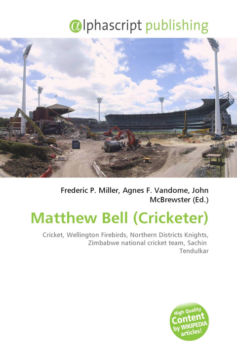 Kniha Matthew Bell (Cricketer) Agnes F. Vandome