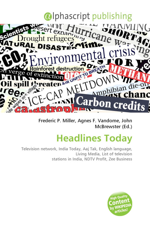 Kniha Headlines Today Agnes F. Vandome