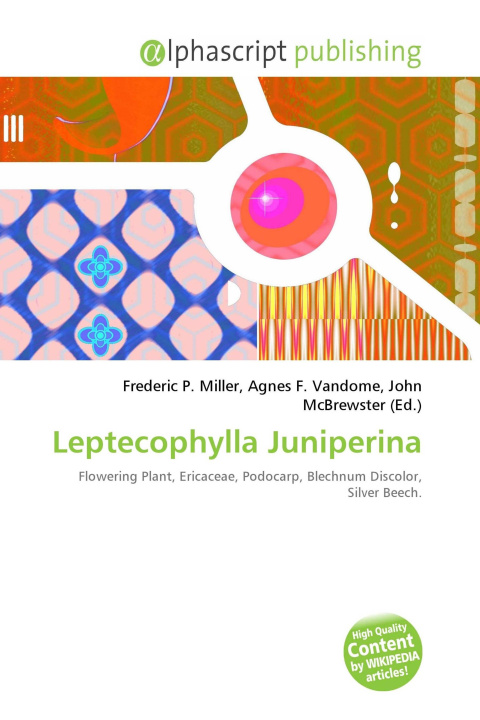 Book Leptecophylla Juniperina Agnes F. Vandome
