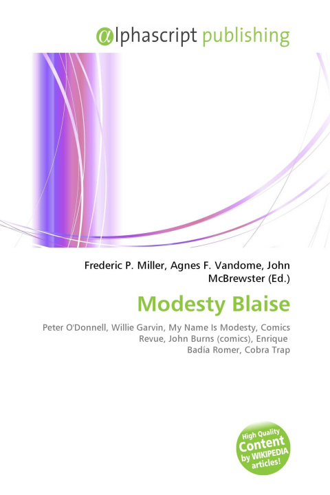 Kniha Modesty Blaise Agnes F. Vandome
