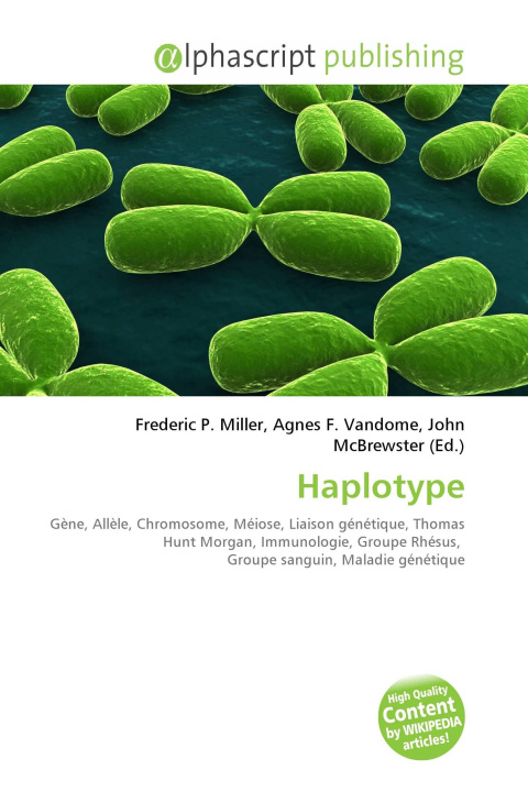 Kniha Haplotype Agnes F. Vandome