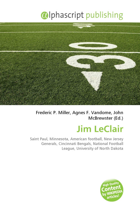 Kniha Jim LeClair Agnes F. Vandome