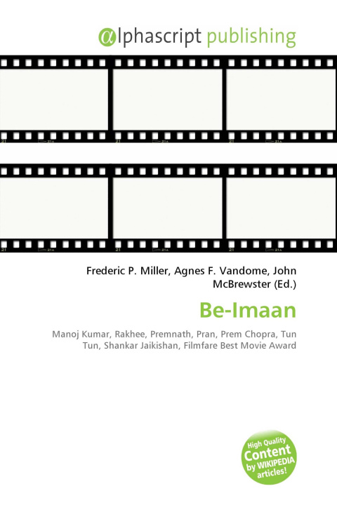 Kniha Be-Imaan Agnes F. Vandome