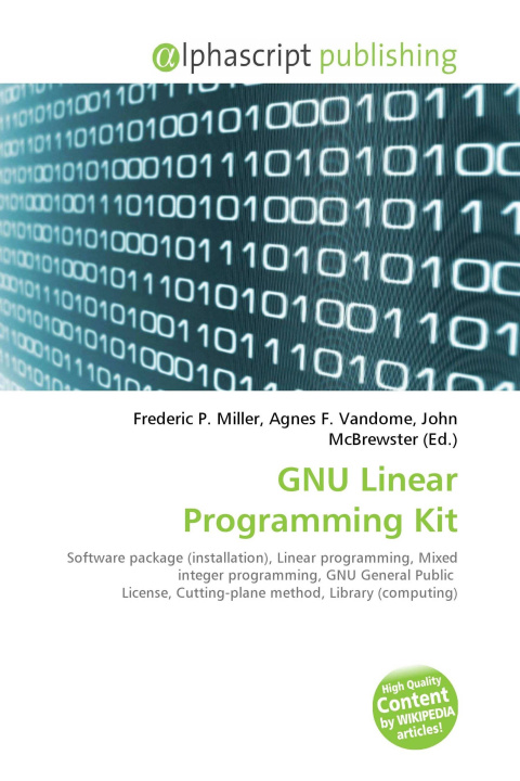 Knjiga GNU Linear Programming Kit Agnes F. Vandome