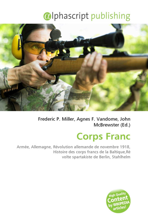 Kniha Corps Franc Agnes F. Vandome