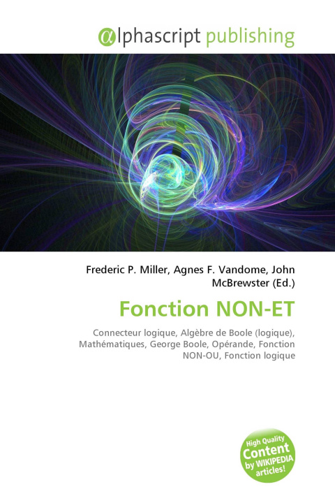 Kniha Fonction NON-ET Agnes F. Vandome