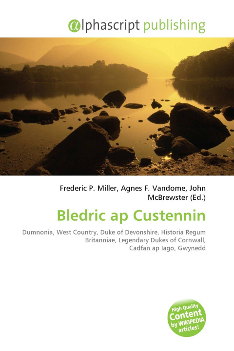 Kniha Bledric ap Custennin Agnes F. Vandome