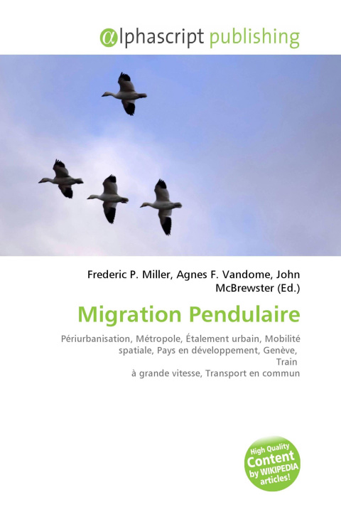 Kniha Migration Pendulaire Agnes F. Vandome