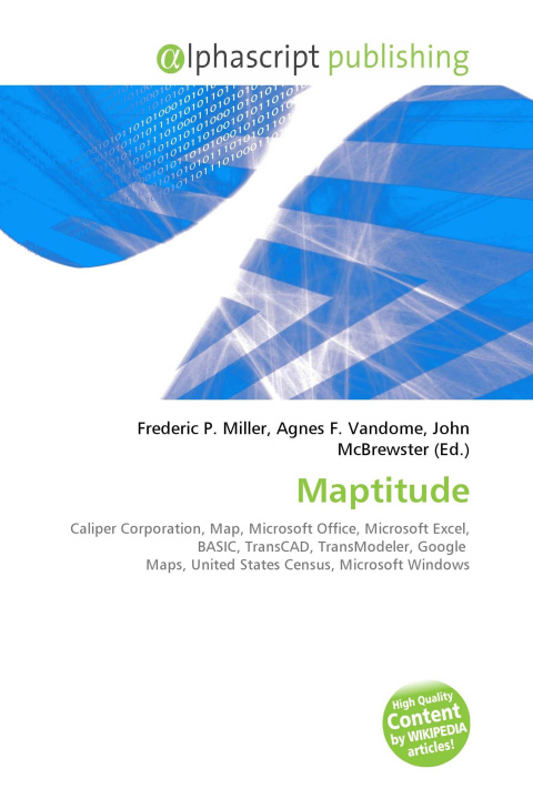 Knjiga Maptitude Agnes F. Vandome