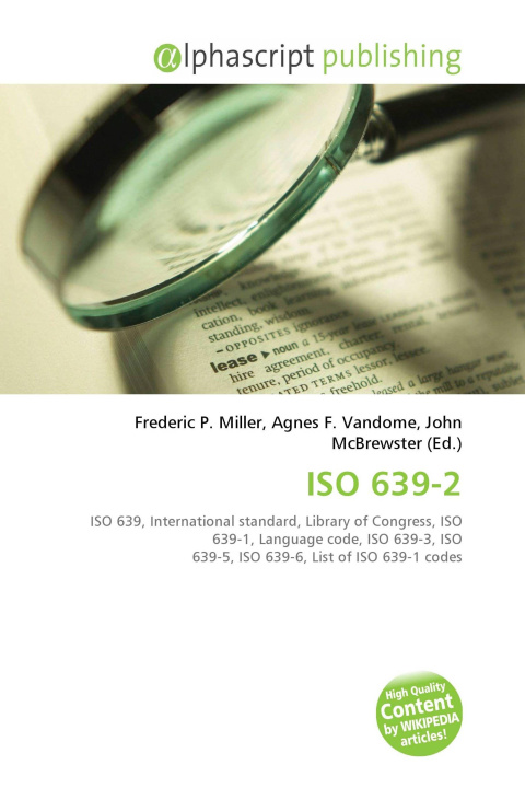 Kniha ISO 639-2 Agnes F. Vandome