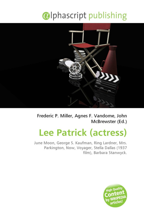 Kniha Lee Patrick (actress) Agnes F. Vandome