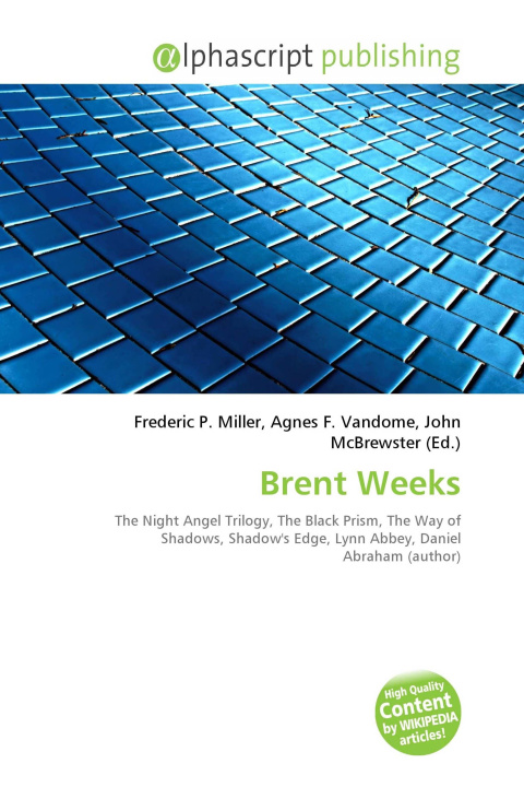 Knjiga Brent Weeks Agnes F. Vandome