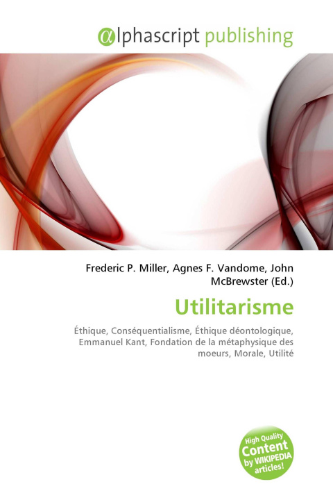 Book Utilitarisme Agnes F. Vandome