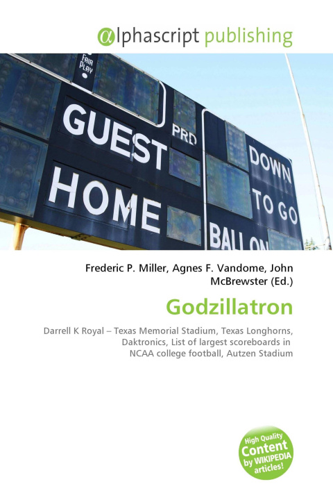 Knjiga Godzillatron Agnes F. Vandome
