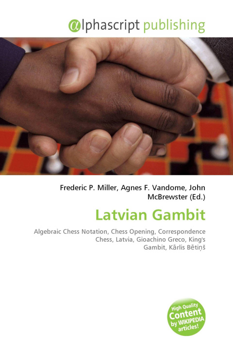 Kniha Latvian Gambit Agnes F. Vandome