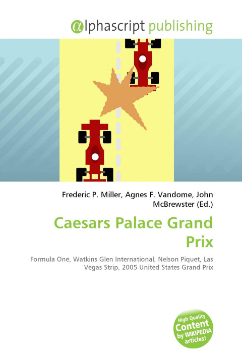 Книга Caesars Palace Grand Prix Agnes F. Vandome
