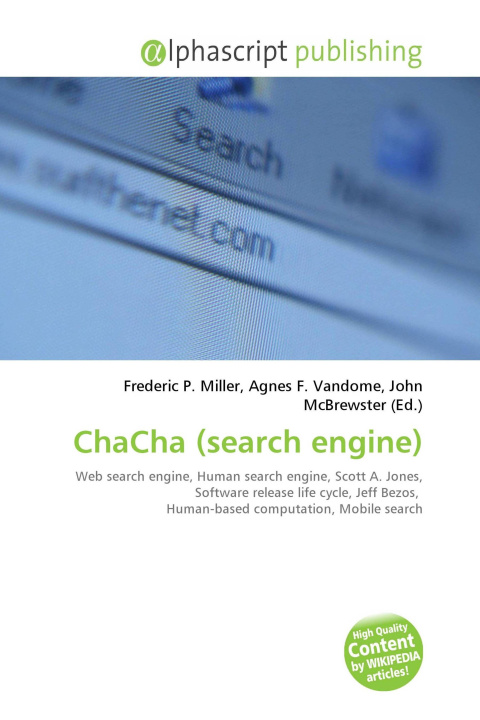 Kniha ChaCha (search engine) Agnes F. Vandome