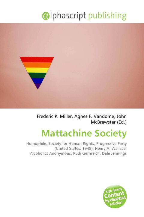 Knjiga Mattachine Society Agnes F. Vandome