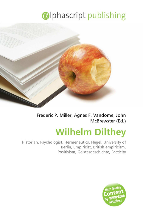 Kniha Wilhelm Dilthey Agnes F. Vandome