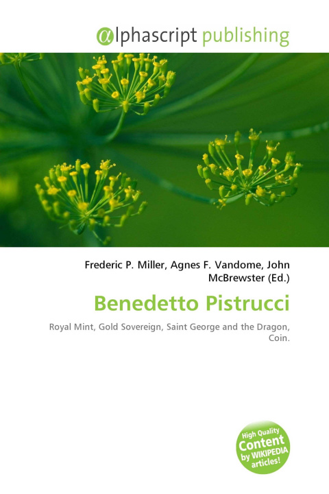 Knjiga Benedetto Pistrucci Agnes F. Vandome