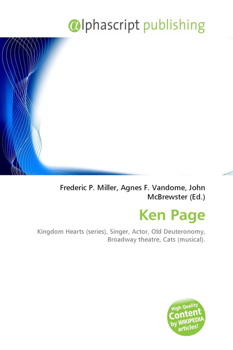 Knjiga Ken Page Agnes F. Vandome