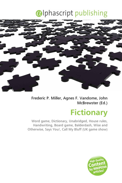 Knjiga Fictionary Agnes F. Vandome