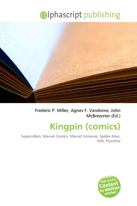 Kniha Kingpin (comics) Agnes F. Vandome
