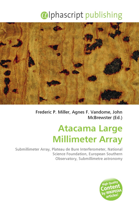 Kniha Atacama Large Millimeter Array Agnes F. Vandome