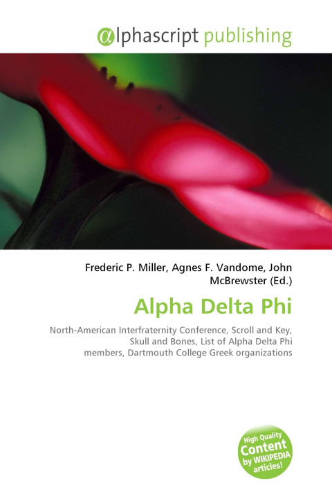 Kniha Alpha Delta Phi Agnes F. Vandome