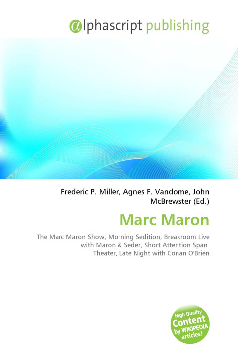 Kniha Marc Maron Agnes F. Vandome