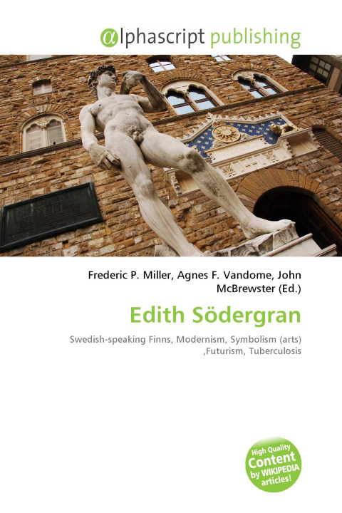 Kniha Edith Södergran Agnes F. Vandome