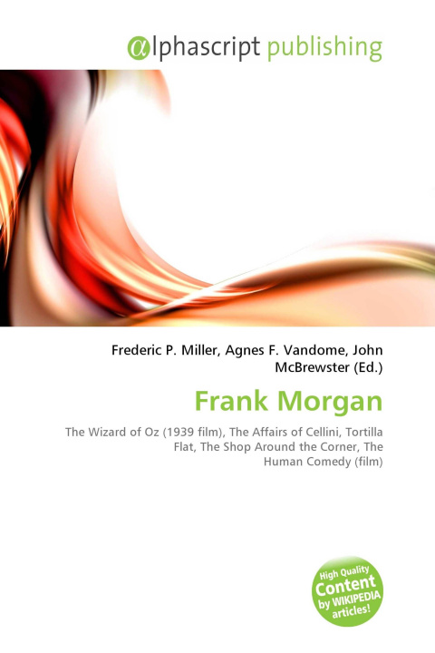 Kniha Frank Morgan Agnes F. Vandome