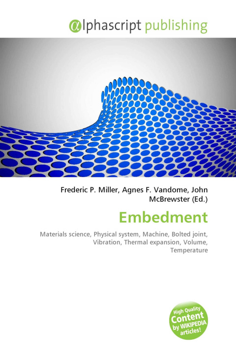 Knjiga Embedment Agnes F. Vandome