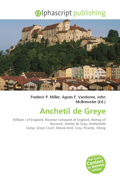 Book Anchetil de Greye Agnes F. Vandome