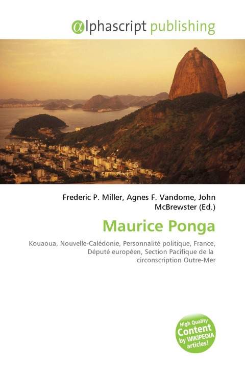 Kniha Maurice Ponga Agnes F. Vandome