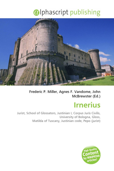 Kniha Irnerius Agnes F. Vandome