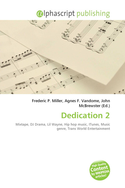 Kniha Dedication 2 Agnes F. Vandome