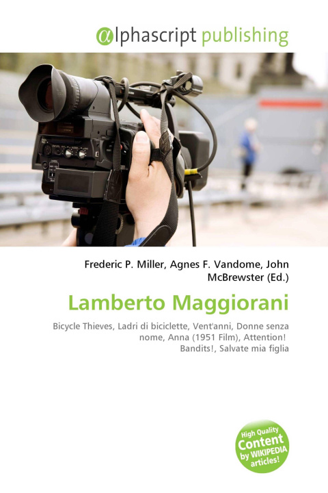 Book Lamberto Maggiorani Agnes F. Vandome