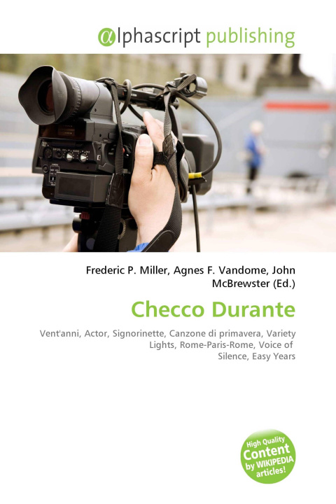 Knjiga Checco Durante Agnes F. Vandome