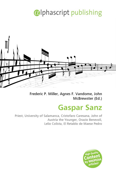 Книга Gaspar Sanz Agnes F. Vandome