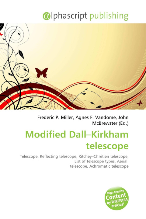 Kniha Modified Dall-Kirkham telescope Agnes F. Vandome