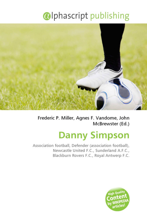 Kniha Danny Simpson Agnes F. Vandome