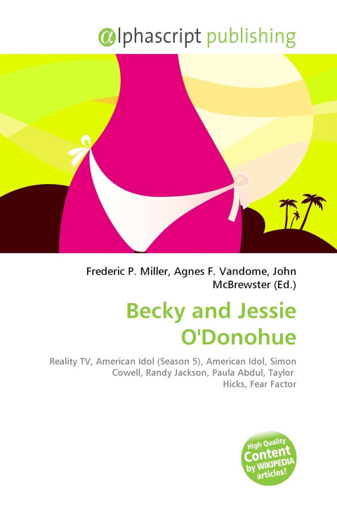 Knjiga Becky and Jessie O'Donohue Agnes F. Vandome