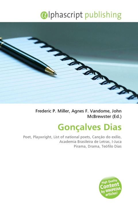 Kniha Gonçalves Dias Agnes F. Vandome