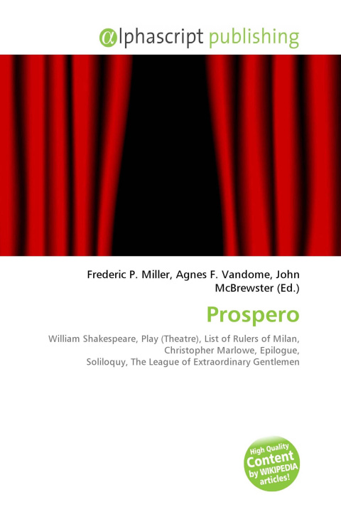 Kniha Prospero Agnes F. Vandome