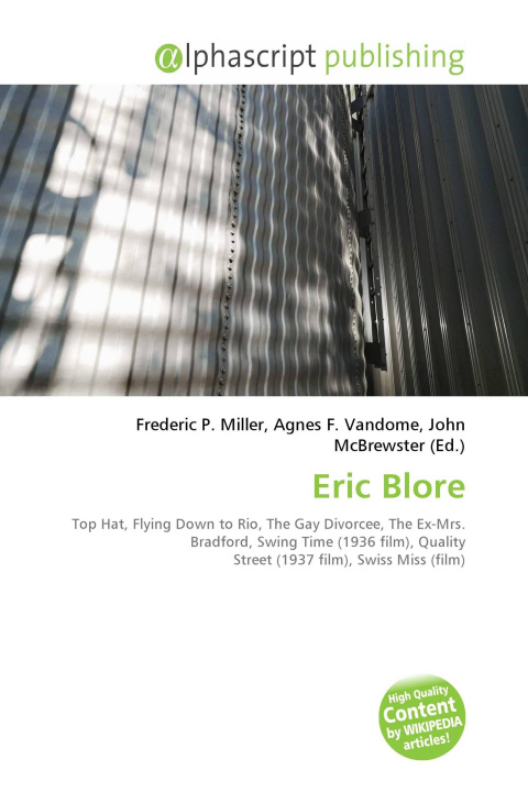 Kniha Eric Blore Agnes F. Vandome
