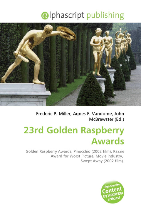 Book 23rd Golden Raspberry Awards Agnes F. Vandome