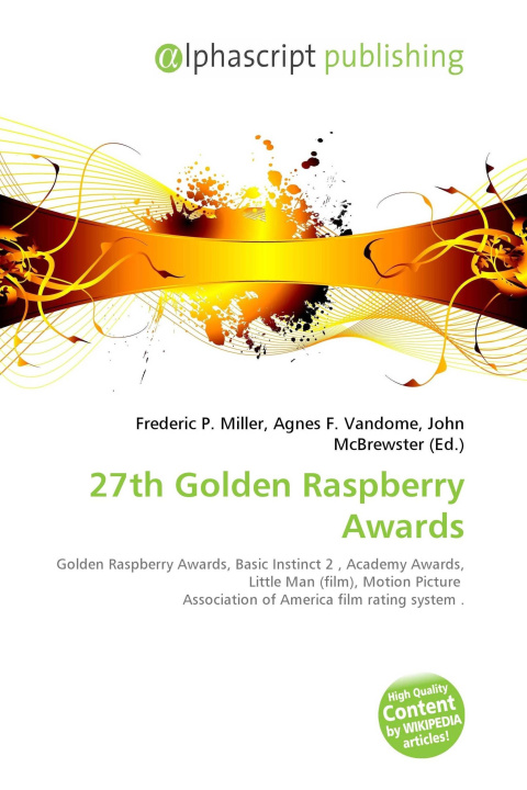 Kniha 27th Golden Raspberry Awards Agnes F. Vandome