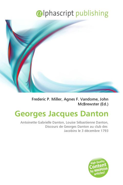 Book Georges Jacques Danton Agnes F. Vandome