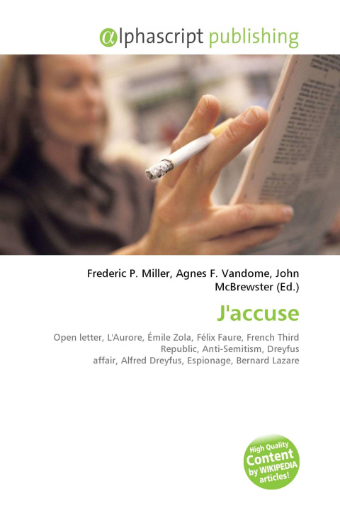 Kniha J'accuse Agnes F. Vandome